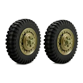 1 pair of tyres for the Torro M16 half-track vehicle