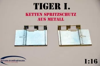 1/16 Kettenspritzschutz aus Metall für Tiger 1