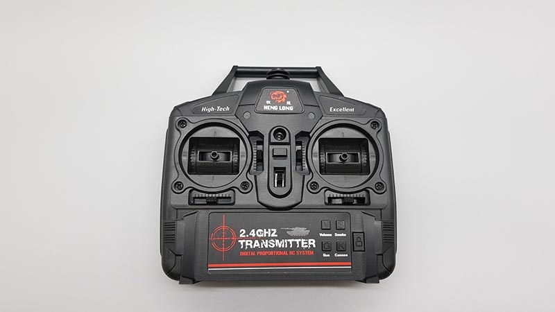 B-Ware 2.4 GHz Fernsteuerung von Heng Long 3. Generation  (Antenne gebrochen) B-Ware 2.4 GHz Fernsteuerung von Heng Long 3. Generation  (Antenne gebrochen)