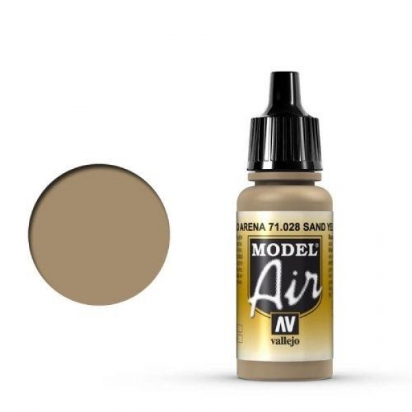 Vallejo Model Air 71028 Sand Yellow Sandgelb 17ml Vallejo Model Air 71028 Sand Yellow Sandgelb 17ml