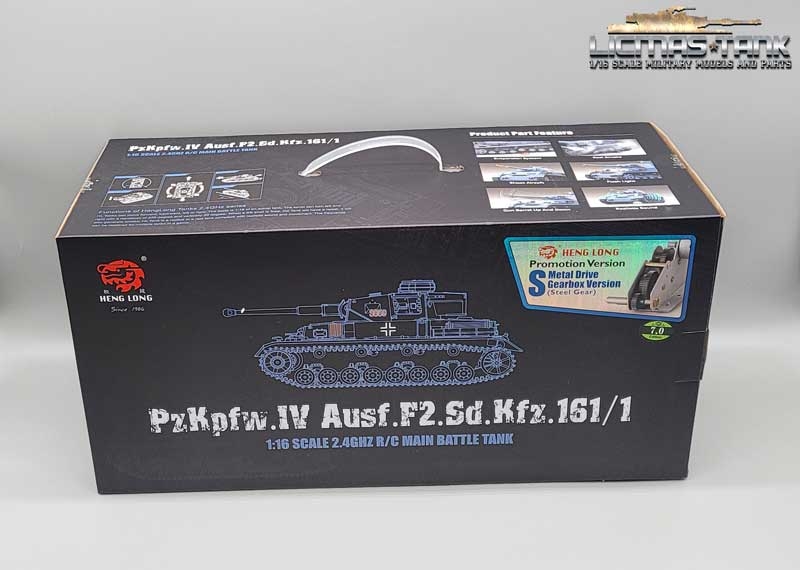 Original Heng Long Panzer 4 Karton 3859-1U mit Styropor Innenverpackung Original Heng Long Panzer 4 Karton 3859-1U mit Styropor Innenverpackung