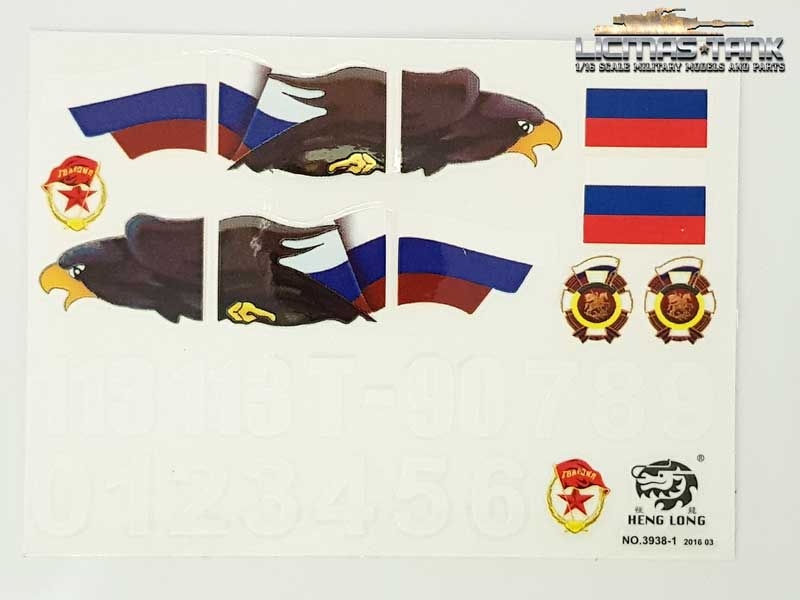 3938 Russia T90 Decal