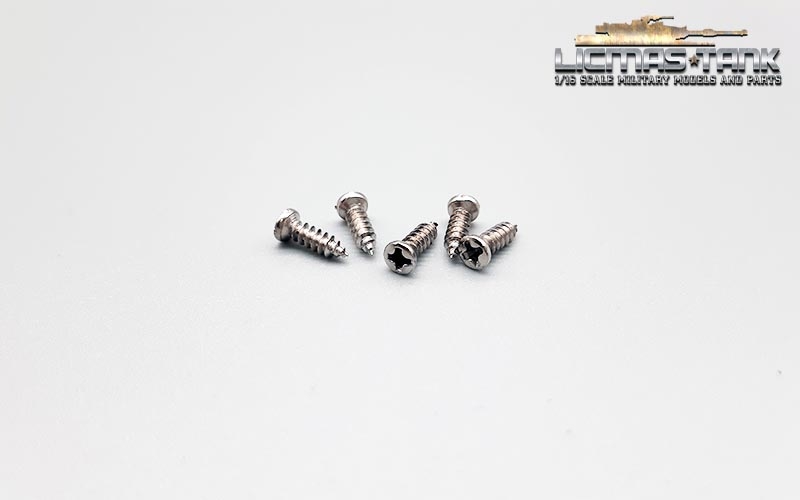 5 x Schrauben für Taigen/Torro Tiger 1 Leiträder