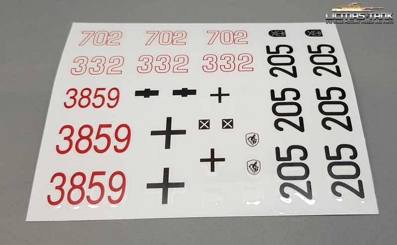 Panzer 4 Aufkleber Set Decal Taigen 1:16