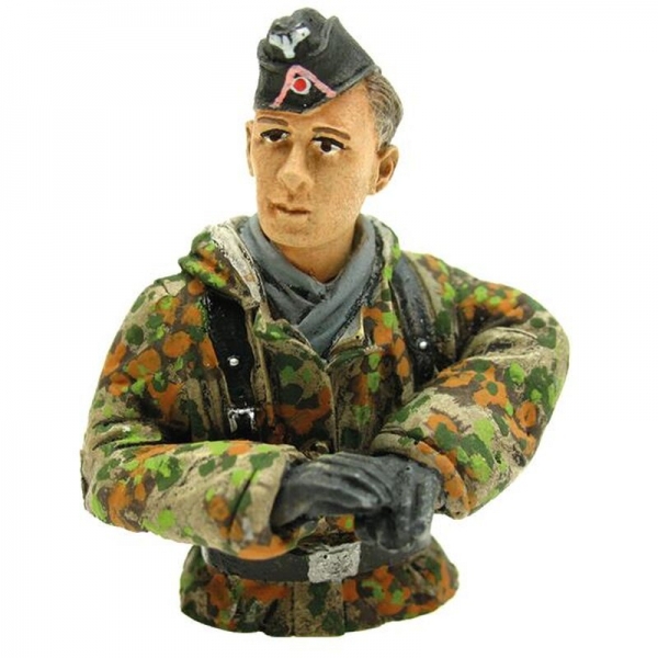 1/16 Halbfigur Deutscher Panzerfahrer Sommertarn