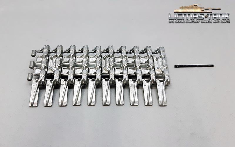 10 Metall Ersatz Kettenglieder für Winterkette Panzer 3, Panzer 4 und Stug 3