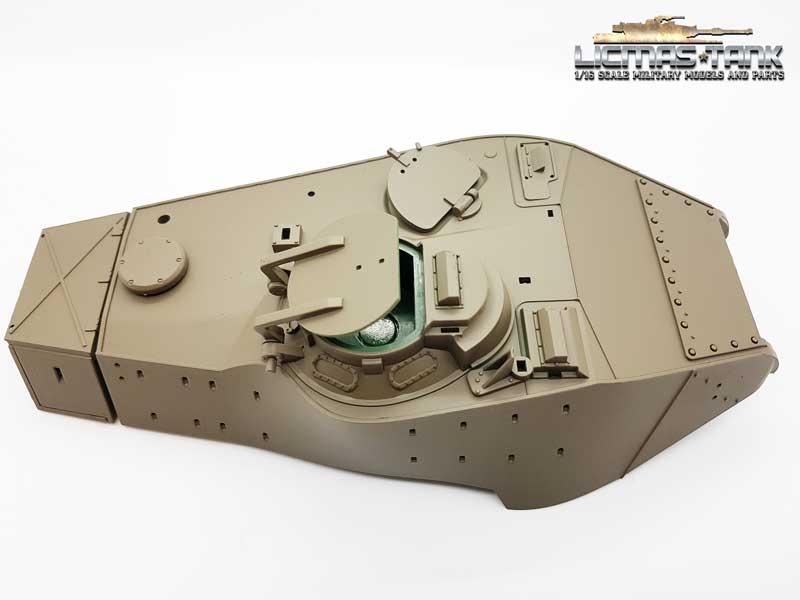 Heng Long Panzer 3839 M41 Walker Bulldog Kunststoffturm Turm Ersatzteil 1:16