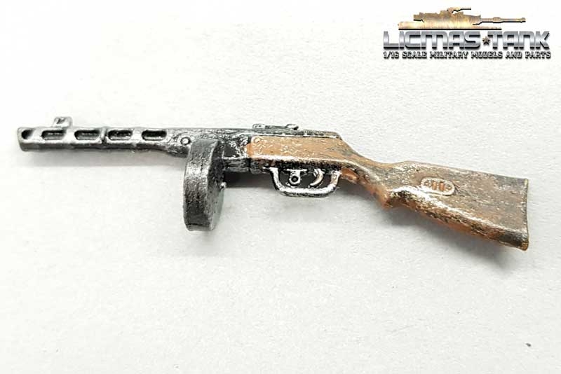 PPSh-41 Maschinenpistole Metall 2. Weltkrieg im Maßstab 1:16 PPSh-41 Maschinenpistole Metall 2. Weltkrieg im Maßstab 1:16