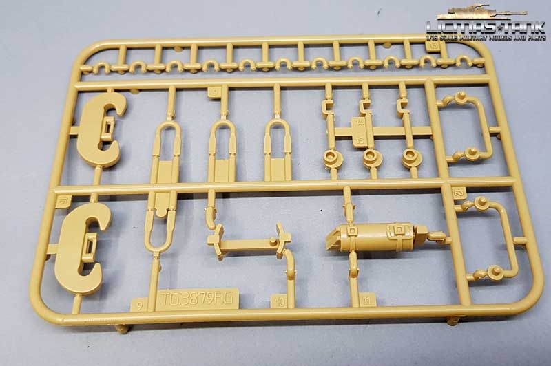 Taigen Panther Ausf. G, Ausf F Kunststoff Zubehörset mit Feuerlöscher unlackiert 1/16