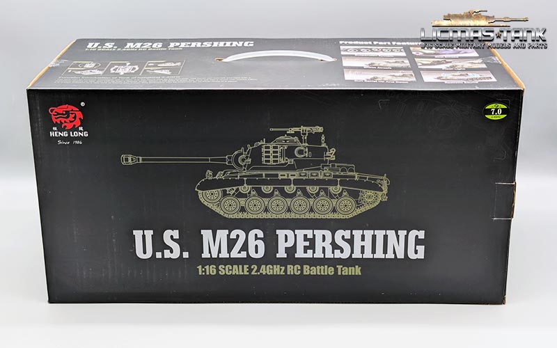 Original Heng Long M26 Snow Leopard Karton mit Styropor Innenverpackung Original Heng Long M26 Snow Leopard Karton mit Styropor Innenverpackung