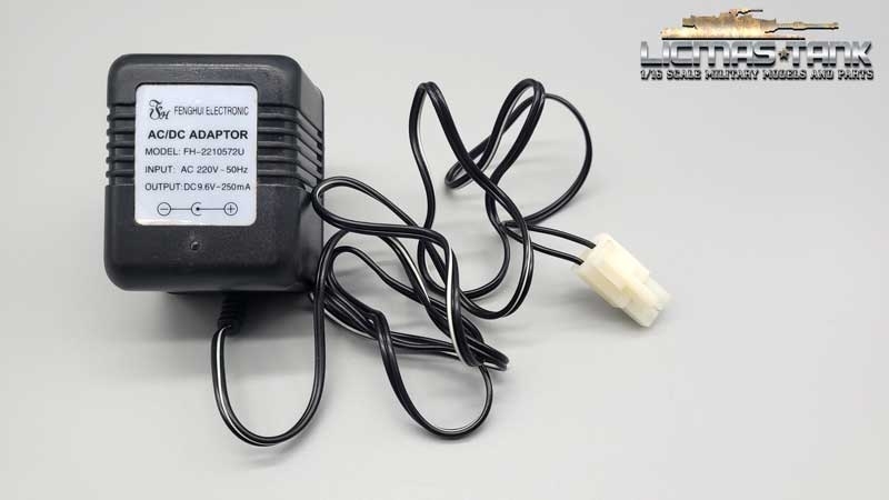 Ladegerät mit Tamiya Stecker für Heng Long  Panzer 9,6V 250mA