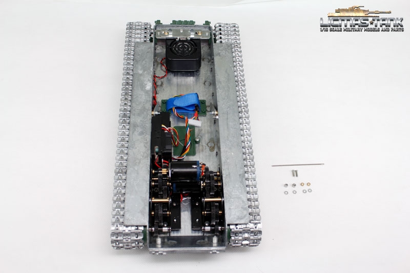 IS-2 (JS-2) Metall Unterwanne kpl. mit Stahlgetriebe und Taigen V3 Platine inkl. IS-2 Soundmodul IS-2 (JS-2) Metall Unterwanne kpl. mit Stahlgetriebe und Taigen V3 Platine inkl. IS-2 Soundmodul