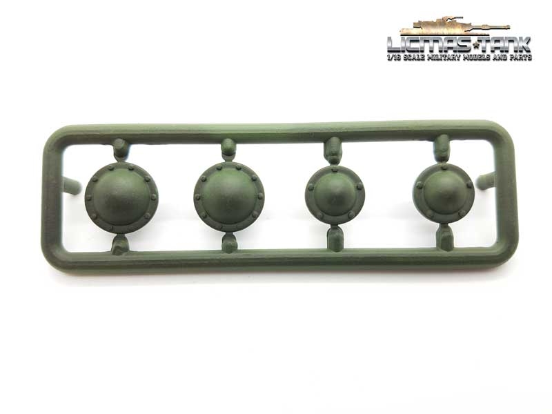 Heng Long T34/85 Panzer Leit- und Treibrad Radkappen Set Ersatzteil Kunststoff lackiert Heng Long T34/85 Panzer Leit- und Treibrad Radkappen Set Ersatzteil Kunststoff lackiert