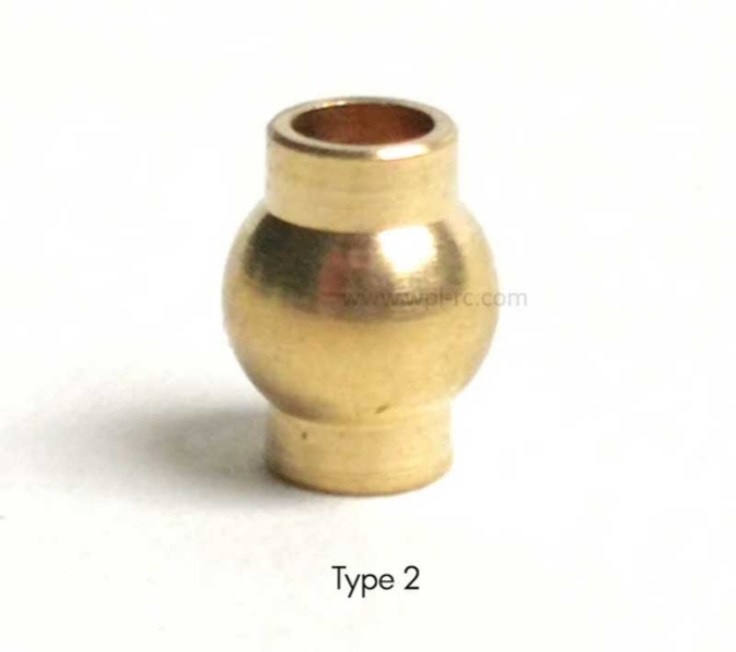WPL Ersatzeil Kugelkopf aus Messing Typ 2