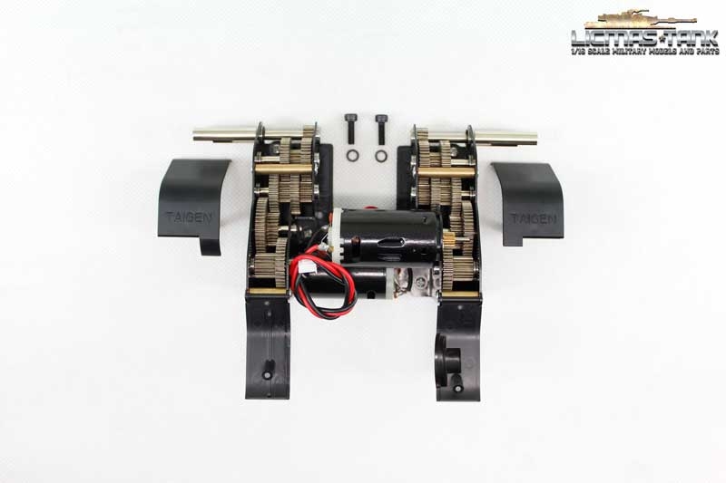 7:1 Getriebe kugelgelagert aus CNC gefrästem Stahl für Panzer Leopard 2 A6, Königstiger, Jagdtiger, Panther G/F, Jagdpanther