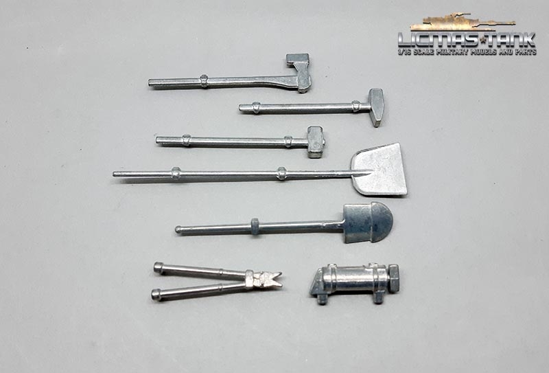 1/16 Taigen Metall Werkzeug Set für deutsche Panzer
