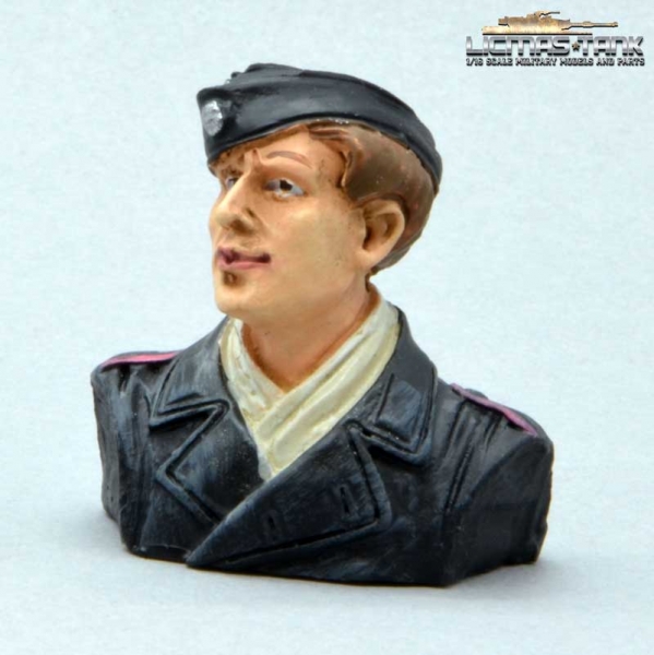 1/16 Figur deutsche Panzerbesatzung Fahrer Normandie 1944 Teilfigur bemalt