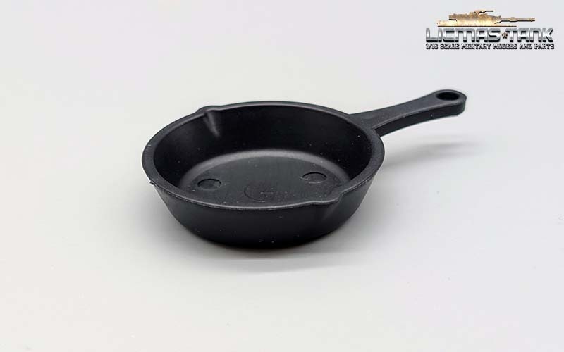 Bratpfanne aus Kunststoff für Diorama 1/12 oder 1/10