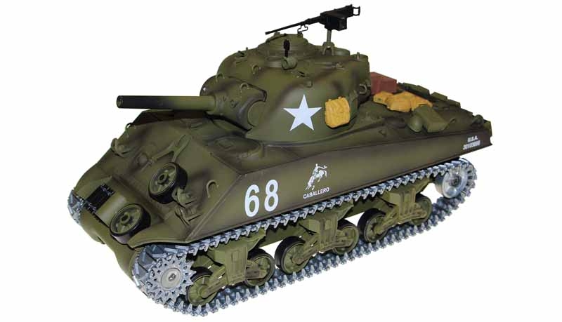RC Panzer U.S. M4A3 Sherman Heng Long 1:16 Professional Line IR/BB (Amewi)