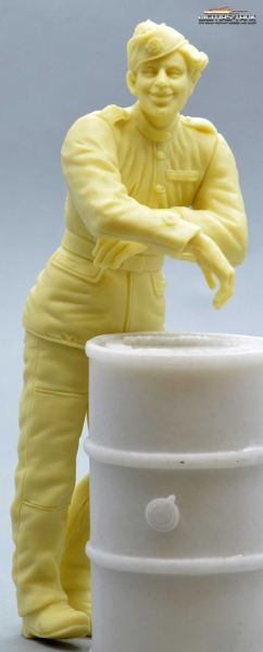 Figurenbausatz 1:16 Deutsche Panzerbesatzung Funker Normandie 1944 Figurenbausatz 1:16 Deutsche Panzerbesatzung Funker Normandie 1944