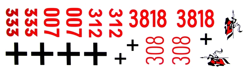 5 x Panzer Aufkleber Retouren Ware