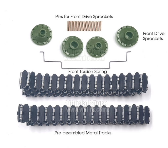 GAZ-71 RTR Metallketten Upgrade (zusammengebaut)
