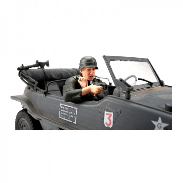 Schwimmwagen Schütze Torro 1/16 Figur bemalt