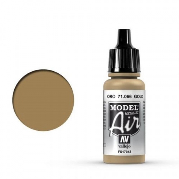 Model Air 71066 Vallejo Farbe 17ml Gold Metallic Model Air 71066 Vallejo Farbe 17ml Gold Metallic