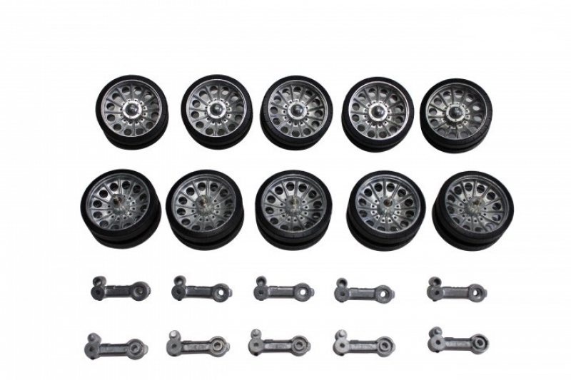 Laufrollen + Schwingarme aus Metall für Heng Long Taigen Panzer  T34/85 Laufrollen + Schwingarme aus Metall für Heng Long Taigen Panzer  T34/85