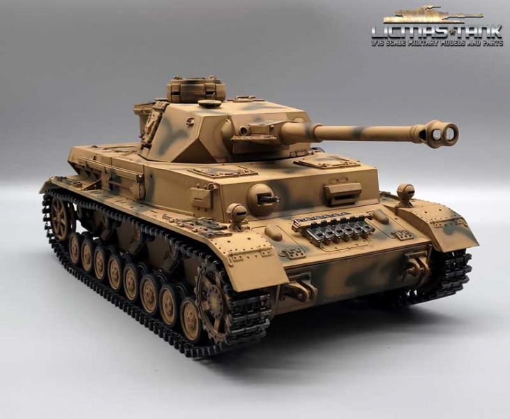 RC Panzer IV Ausf. G – 2.4 GHz Metall Edition mit 6-mm-Schussfunktion und 360° Turmdrehung von Taigen