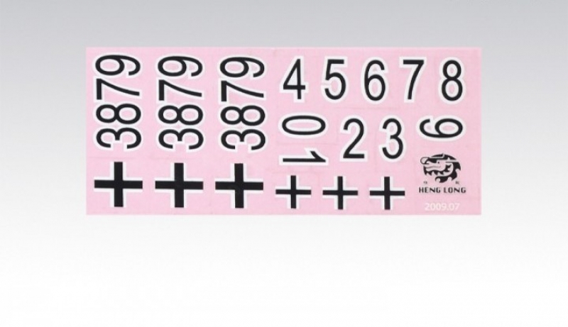 Aufkleber  Decal Set Panther Ausf. G