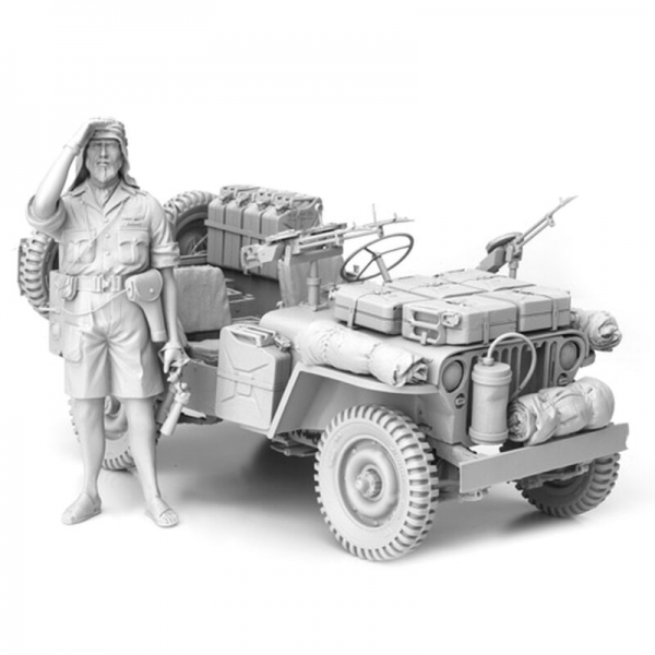 1/16 Bausatz Willys Jeep SAS 1/16 Bausatz Willys Jeep SAS