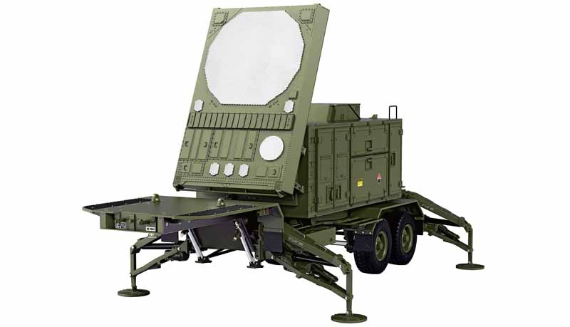 U.S. M747 Sattelauflieger Radar grün KIT Maßstab 1:12