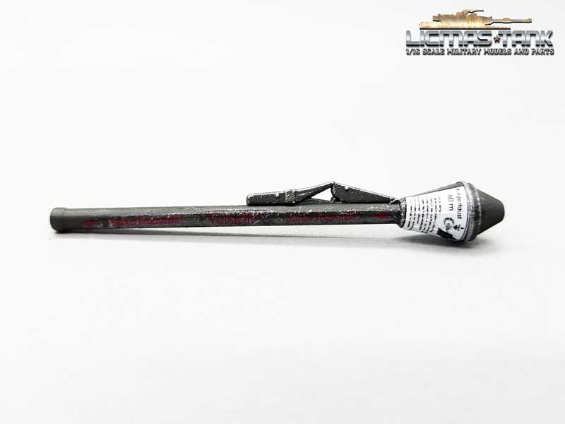 Deutsche Panzerfaust 60 aus Metall lackiert 2. Weltkrieg Wehrmacht licmas-tank 1:16 Deutsche Panzerfaust 60 aus Metall lackiert 2. Weltkrieg Wehrmacht licmas-tank 1:16