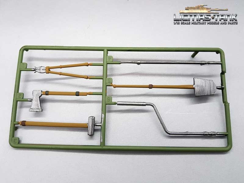 Kunststoff Werkzeuge für Heng Long Panther G  und Jagdpanther 1:16 Kunststoff Werkzeuge für Heng Long Panther G  und Jagdpanther 1:16