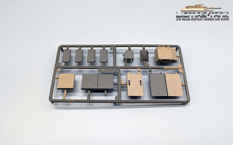 Russia T90 Kunststoff Zubehör Set I zweifarbig 3938 Heng Long 1:16