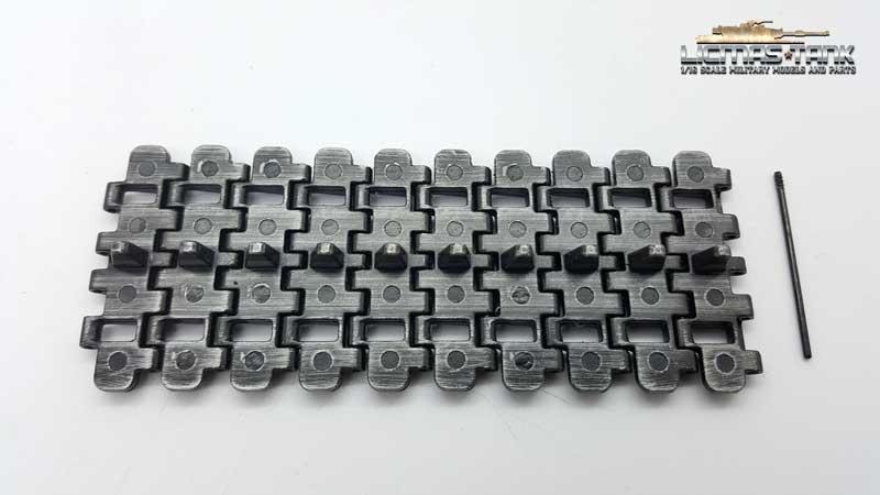 10 Metall Ersatzkettenglieder Kette für KV-1 und KV-2 mit Stiften 1:16