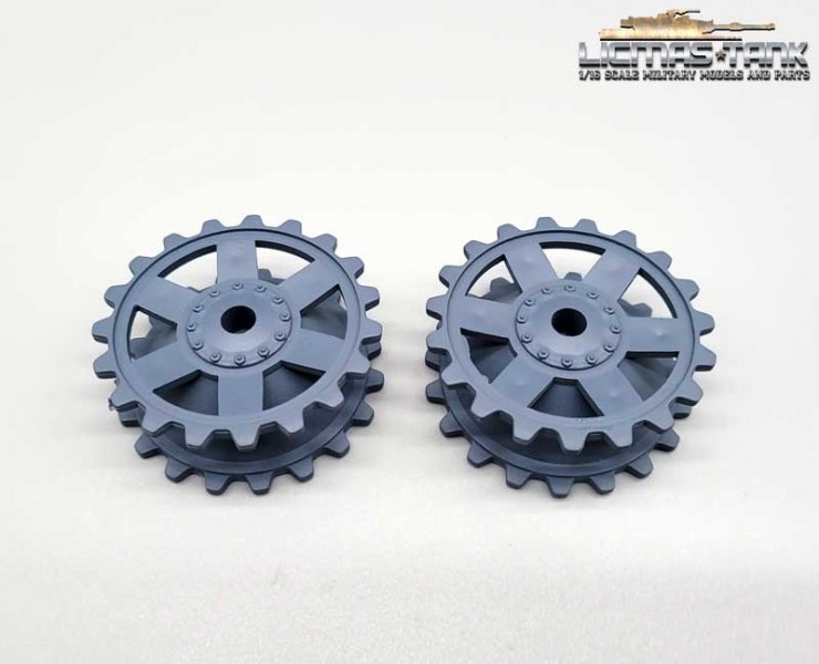 RC Panzer 4 - Ersatzteil - 1 Paar Treibräder- Heng-Long 1:16