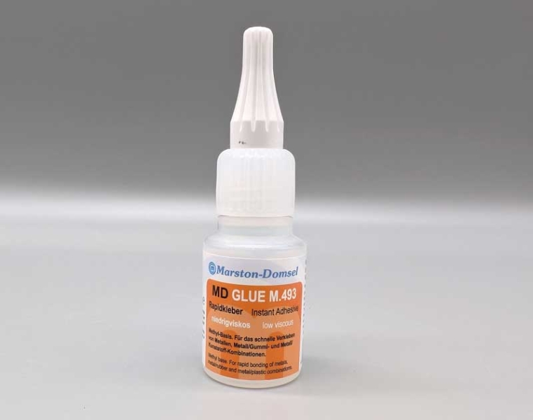 MD-GLUE M.493 – Profi-Sekundenkleber für Metall & Gummi MD-GLUE M.493 – Profi-Sekundenkleber für Metall & Gummi