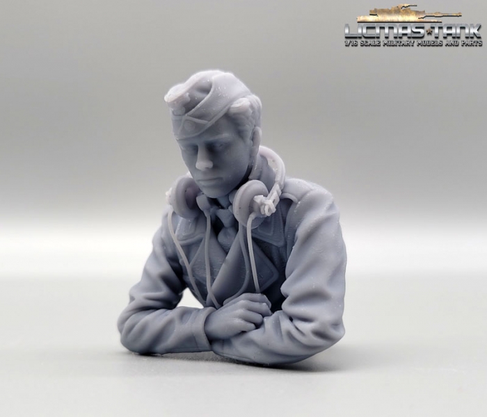 Figur deutscher Panzersoldat 1:16 Funker Fritz Wehrmacht WW2