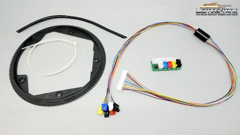 360 Grad Kit 137mm für Heng Long Panzer TK6.0 / 6.0S Elektronik Upgrade Part 360 Grad Kit 137mm für Heng Long Panzer TK6.0 / 6.0S Elektronik Upgrade Part