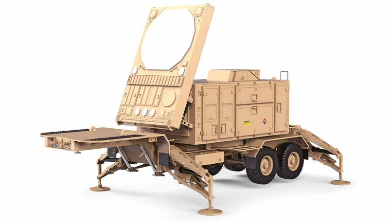 U.S. M747 Sattelauflieger Radar sand KIT Massstab 1:12