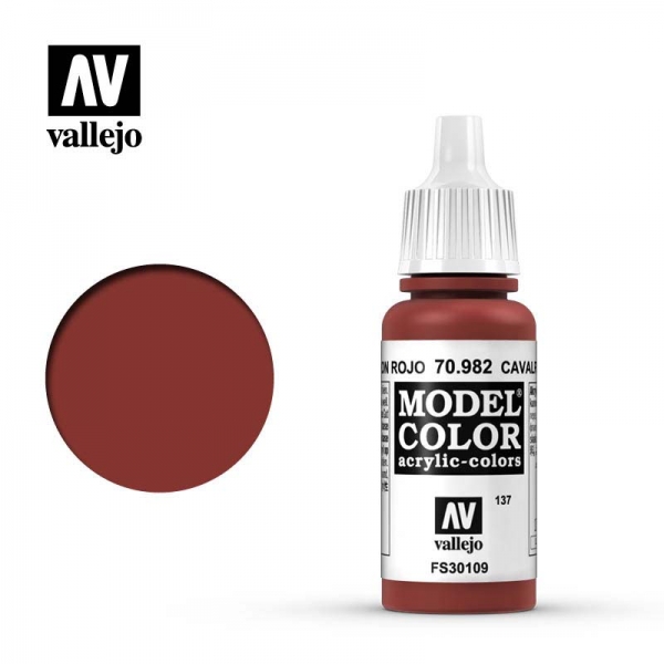 Model Color 70982 Vallejo Farbe 17ml Kavallerie Braun