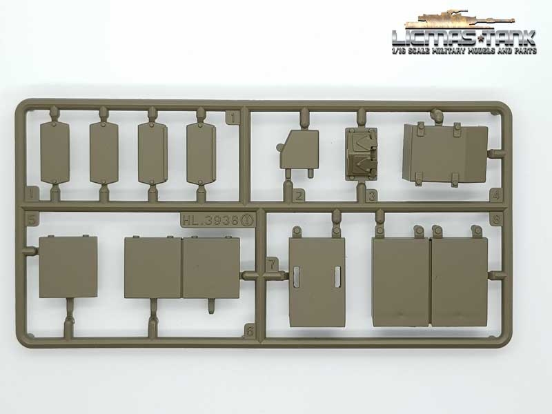 Russia T90 Kunststoff Zubehör Set I 3938 Heng Long 1:16
